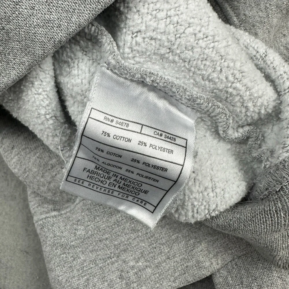 Vintage Nike Sweatshirt Men 2XL Gray Pullover Crewneck Sweatshirt Swoosh 90s *